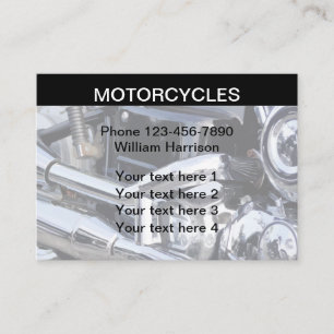 Modern Motorcycle Theme Business Card