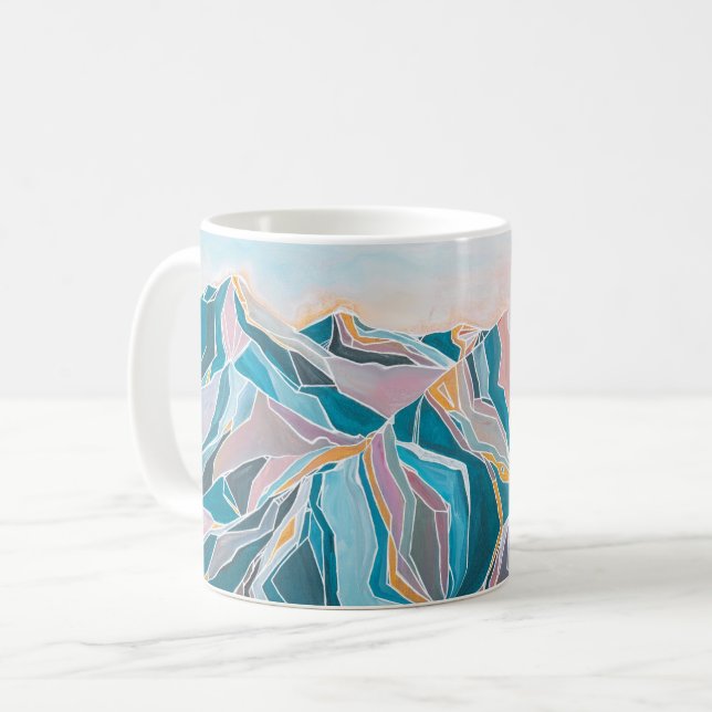 Modern Mountain Mug (Front Left)
