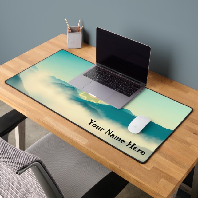 Modern Mountain Range Professional Desk Mat (Office 2)