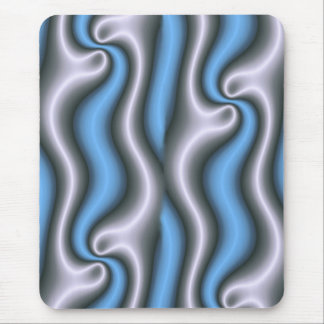 Modern mousepad, abstract, blue, white, grey mouse mat