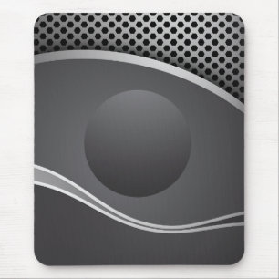 Modern mousepad, black, grey, abstract mouse mat