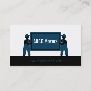 Modern Mover Transport Services Logistics Company Business Card