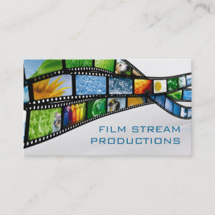Modern Movie Director Film Producer Business Card