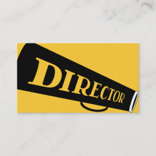 Modern Movie Director Film Producer Business Card