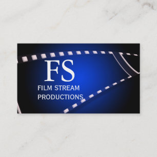 Modern Movie Director Film Producer Business Card