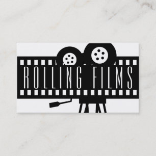 Modern Movie Director Film Producer Business Card