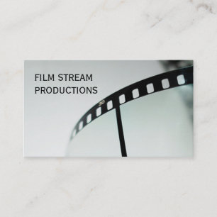 Modern Movie Director Film Producer Business Card