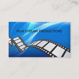 Modern Movie Director Film Producer Business Card