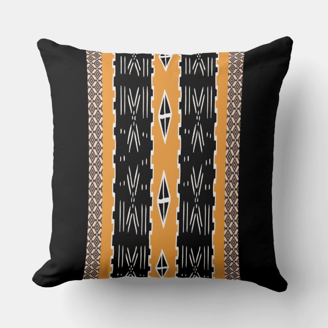 Modern Mud Cloth Design Cushion (Front)