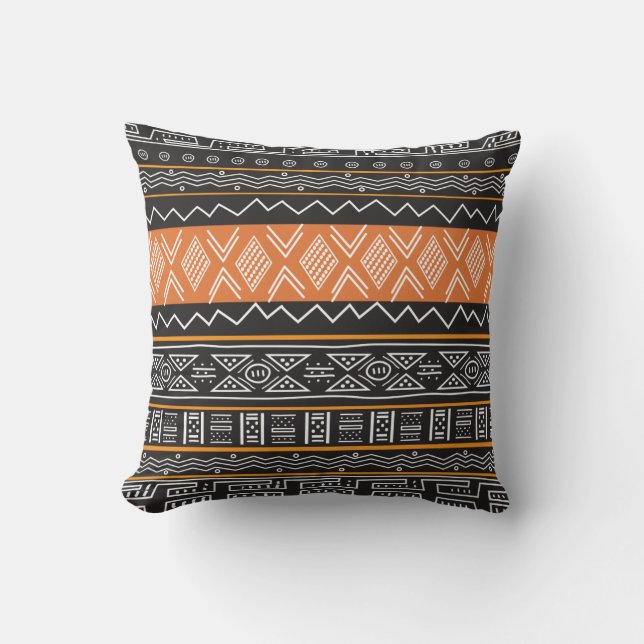Modern Mud Cloth Print pillow (Front)
