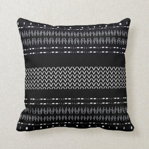 Modern Mudcloth Pattern Cushion