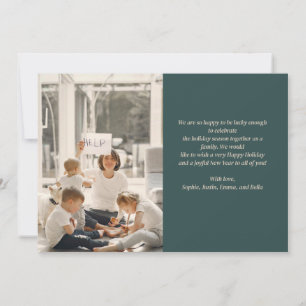 Modern Multi-Photo Holiday Card