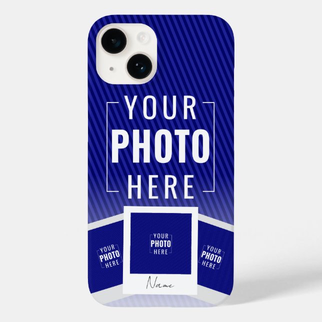 Modern Multi Polaroid Photo Case-Mate iPhone Case (Back)