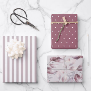 Modern Multi Purpose Pink Wrapping Paper Sheets
