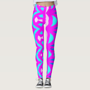 Modern multicolor abstract "Ratti_Creative_Arts" Leggings