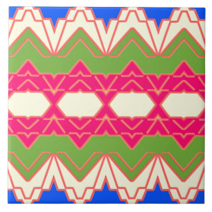 Modern multicolor classic pattern ceramic tile