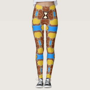 Modern multicolor classic "Ratti_Creative_Arts" Leggings