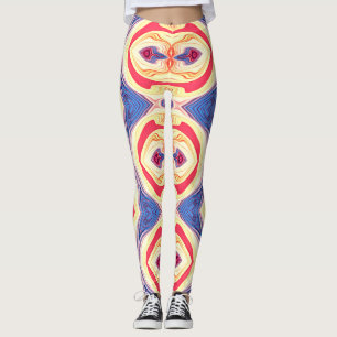 Modern multicolor trendy "Ratti_Creative_Arts"  Le Leggings