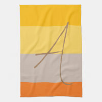 Modern Multiple Pastel Colour Monogram Name Initia