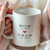 Modern Mum | Gram Year Est. Coffee Mug