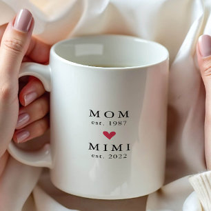 Modern Mum   Mimi Year Est. Coffee Mug