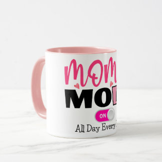 Modern Mum Mode Pink Heart Coffee Mug