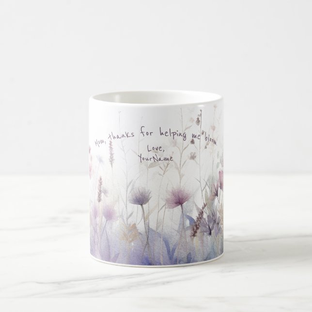 Modern Mum mugs handwritten script (Center)