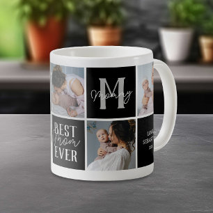 Modern Mum Photo Collage Coffee Mug