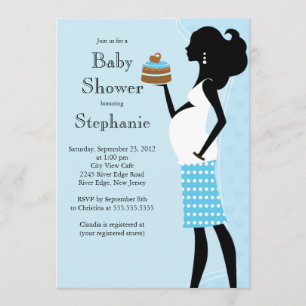 Modern Mum to Be Boy Baby Shower Invitation