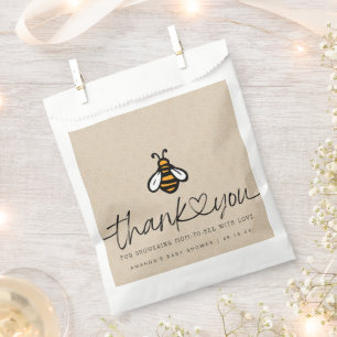 Modern Mum-To-bee Baby Shower Favour Bags