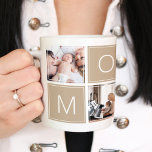 Modern Mummy Photo Collage Custom Giant Coffee Mug<br><div class="desc">Customise this mug with your own photos and give it as a gift!!</div>