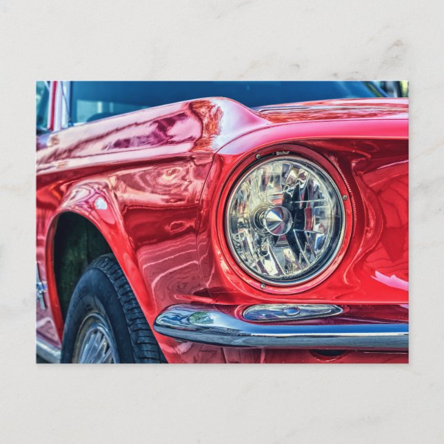 modern muscle car postcard (Front)
