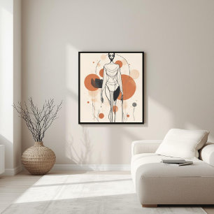 Modern Muse – Abstract Feminine Geometry X Poster