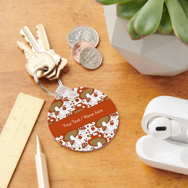 Modern mushroom design key ring (Desk)