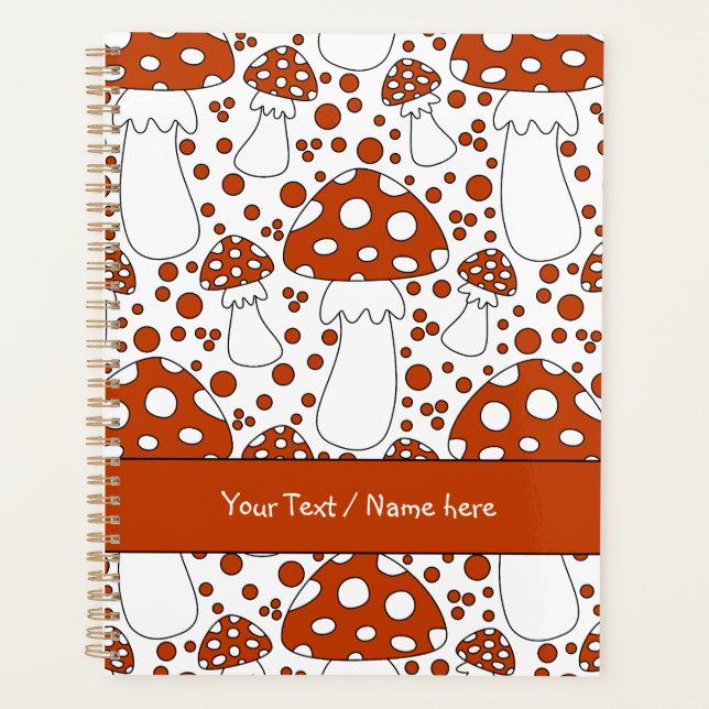 Modern mushroom design planner (Front)