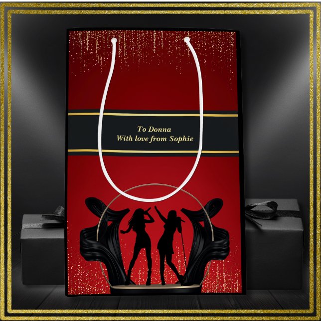 Modern Music Party Karaoke Birthday Gift Bag (Modern Music Party Karaoke Birthday Gift Bag)