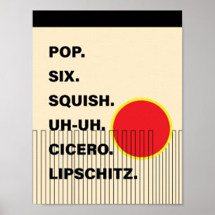 Modern Musical Theatre Poster - Chicago