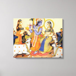 Modern Muted Sage Green Geometric Abstract Wall Ar Canvas Print