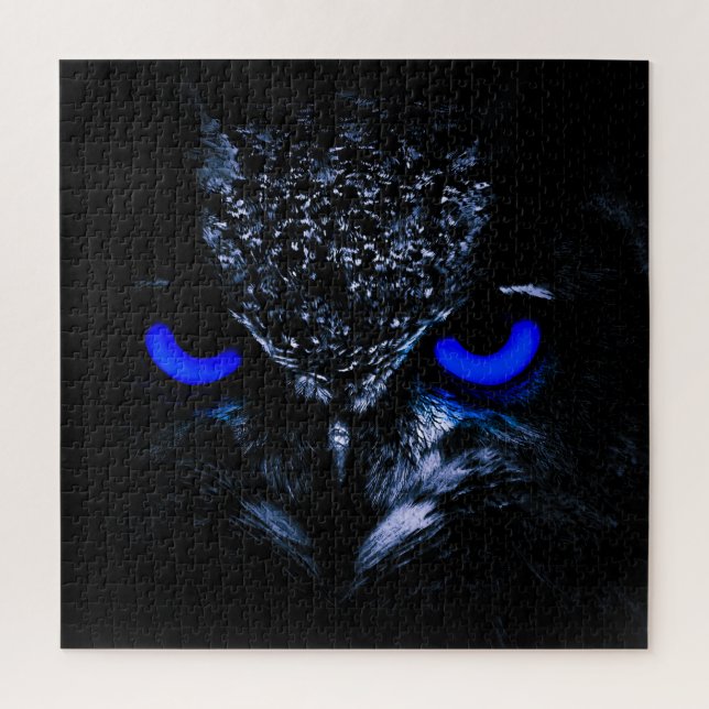 Modern Mystical Owl Jigsaw Puzzle (Vertical)