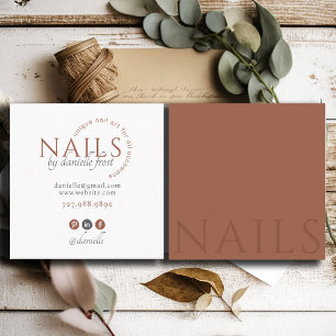 Modern Nail Tech Business Card