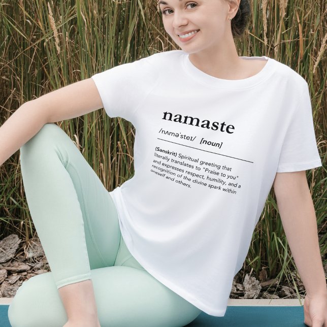 Modern Namaste Meditation Yoga Spiritual T-Shirt (Creator Uploaded)