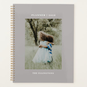 Modern Name Monogram Photo 2022 Planner