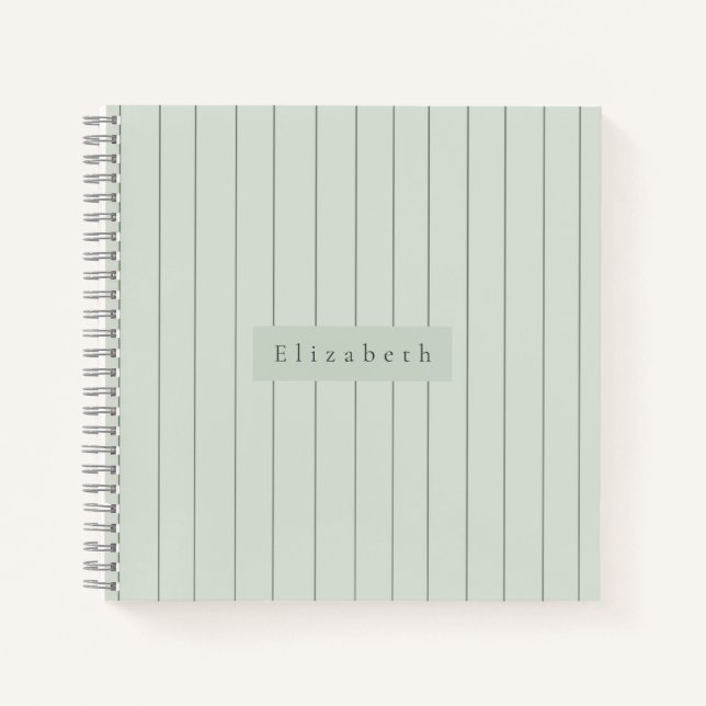 Modern Name  Notebook (Front)