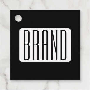 Modern Name or Editable Brand Name for Business  Favour Tags