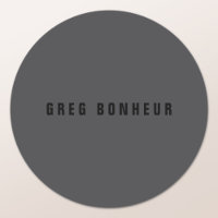 Modern Name or other Text Template | Dark Grey