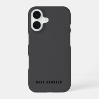 Modern Name or other Text Template | Dark Grey