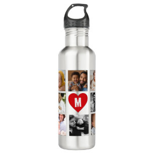 Modern NAME Photo Collage 710 Ml Water Bottle
