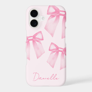 Modern Name Pink Bows