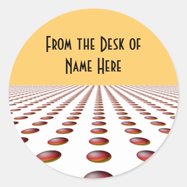 Modern Name Tag/Desk Tag Design (Front)