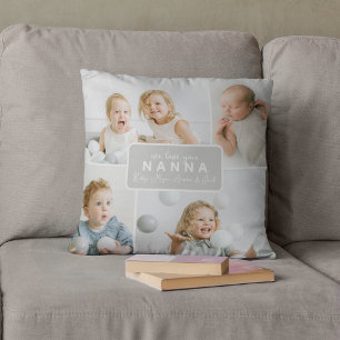 Modern Nanna 4 Photo Grey Cushion